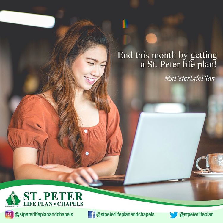 end this month by getting a St Peter pre-need life plan